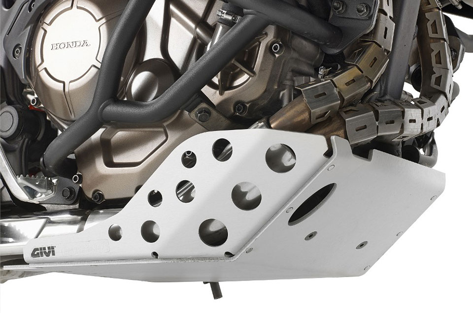 Safeguard your Oil Carter with the new aluminium Carter Protector RP1144  from GIVI!