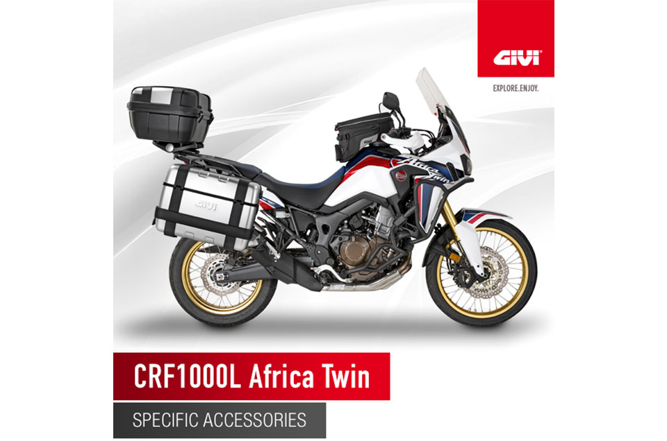 Das neue Afrika Twin trägt GIVI
