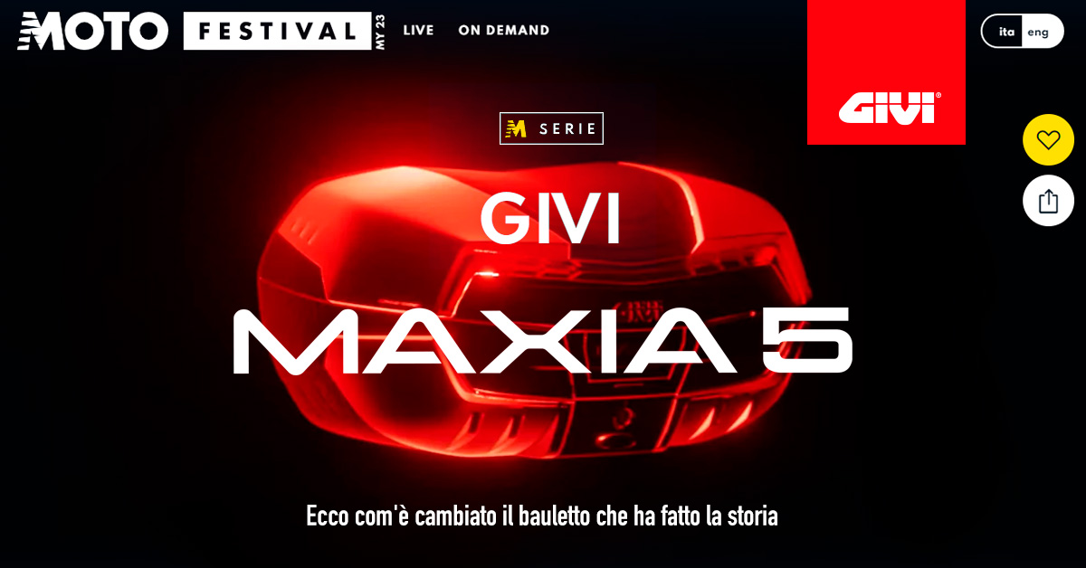 GIVI presents Maxia 5 at Moto Festival MY2023