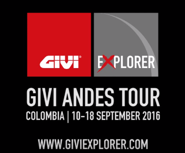 The+GIVI+ANDES+TOUR+COLOMBIA+2016+come%C3%A7a+neste+m%C3%AAs+de+setembro%21
